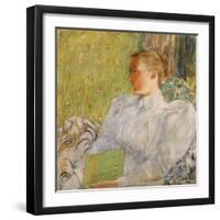 Portrait of Edith Blaney (Mrs. Dwight Blaney) 1894-Childe Hassam-Framed Giclee Print