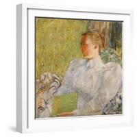 Portrait of Edith Blaney (Mrs. Dwight Blaney) 1894-Childe Hassam-Framed Giclee Print