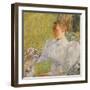 Portrait of Edith Blaney (Mrs. Dwight Blaney) 1894-Childe Hassam-Framed Premium Giclee Print