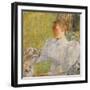 Portrait of Edith Blaney (Mrs. Dwight Blaney) 1894-Childe Hassam-Framed Premium Giclee Print