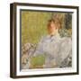 Portrait of Edith Blaney (Mrs. Dwight Blaney), 1894-Childe Hassam-Framed Giclee Print