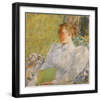 Portrait of Edith Blaney (Mrs. Dwight Blaney), 1894-Childe Hassam-Framed Giclee Print