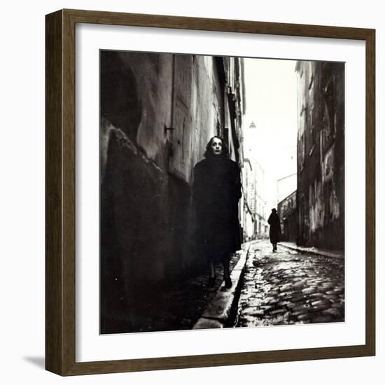 Portrait of Edith Piaf-null-Framed Photographic Print