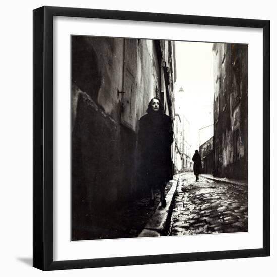 Portrait of Edith Piaf-null-Framed Photographic Print