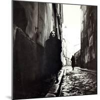 Portrait of Edith Piaf-null-Mounted Photographic Print