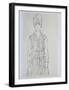 Portrait of Edith Schiele, 1915-Egon Schiele-Framed Collectable Print
