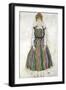 Portrait of Edith Schiele, the Artist's Wife, 1915-Egon Schiele-Framed Giclee Print