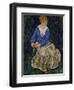 Portrait of Edith Schiele, the Artist's Wife, Seated, 139-Egon Schiele-Framed Giclee Print