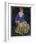 Portrait of Edith Schiele, the Artist's Wife, Seated, 139-Egon Schiele-Framed Giclee Print