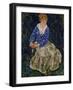 Portrait of Edith Schiele, the Artist's Wife, Seated, 139-Egon Schiele-Framed Giclee Print