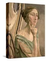 Portrait of Edith Sitwell (1887-1964), 1915-Roger Eliot Fry-Stretched Canvas