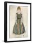 Portrait of Edith (The Artist's Wife), 1915-Egon Schiele-Framed Giclee Print