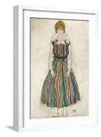 Portrait of Edith (The Artist's Wife), 1915-Egon Schiele-Framed Giclee Print