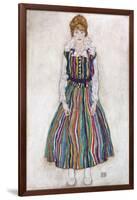 Portrait of Edith (The Artist's Wife)-Egon Schiele-Framed Giclee Print