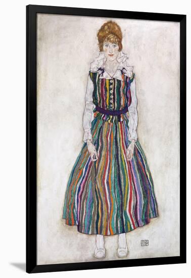 Portrait of Edith (The Artist's Wife)-Egon Schiele-Framed Giclee Print