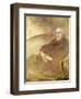 Portrait of Edmond De Goncourt (Oil on Canvas)-Eugene Carriere-Framed Giclee Print