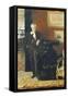 Portrait of Edmond De Goncourt-null-Framed Stretched Canvas