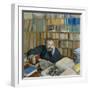 Portrait of Edmond Duranty, 1879-Edgar Degas-Framed Giclee Print