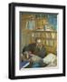 Portrait of Edmond Duranty-Edgar Degas-Framed Premium Giclee Print