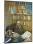 Portrait of Edmond Duranty-Edgar Degas-Mounted Premium Giclee Print