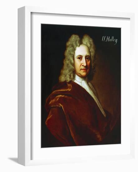 Portrait of Edmond Halley (London-null-Framed Giclee Print