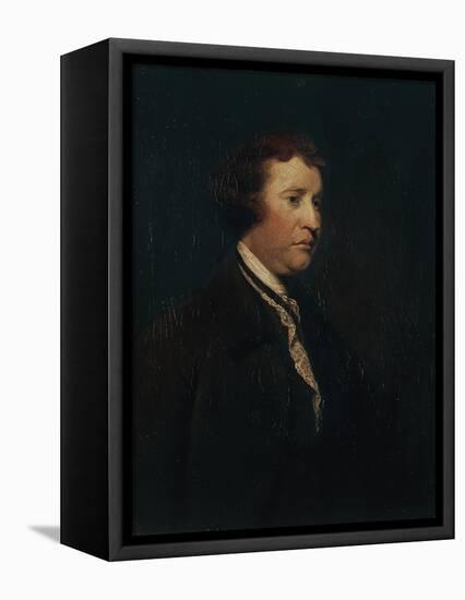 Portrait of Edmund Burke, C.1769-Sir Joshua Reynolds-Framed Stretched Canvas