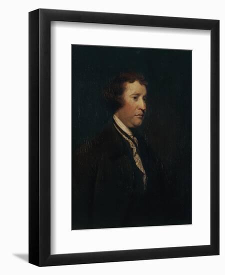 Portrait of Edmund Burke, C.1769-Sir Joshua Reynolds-Framed Giclee Print