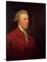 Portrait of Edmund Burke-James Northcote-Stretched Canvas
