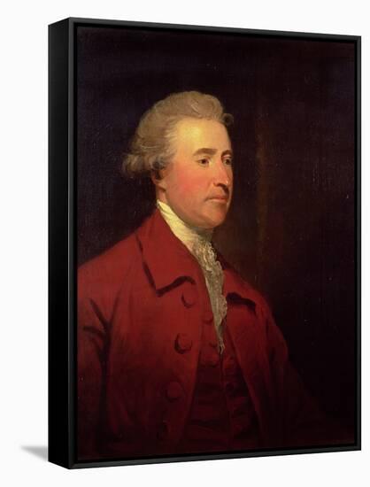 Portrait of Edmund Burke-James Northcote-Framed Stretched Canvas