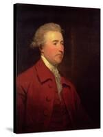 Portrait of Edmund Burke-James Northcote-Stretched Canvas