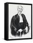 Portrait of Edouard Clunet, Mata Hari's Defense Attorney-Henri-Joseph Harpignies-Framed Stretched Canvas