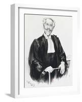 Portrait of Edouard Clunet, Mata Hari's Defense Attorney-Henri-Joseph Harpignies-Framed Giclee Print