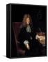 Portrait of Edouard Colbert, Marquis De Villacerf (1628-1699) Superintendent of the Buildings of Ki-Pierre Mignard-Framed Stretched Canvas