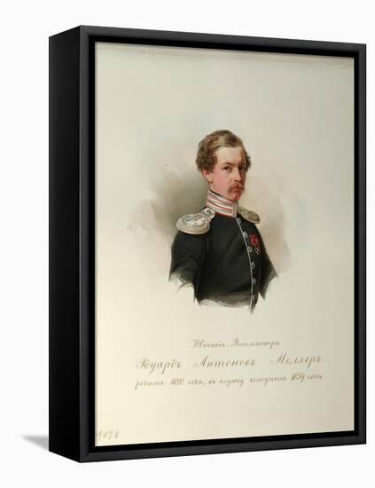 Portrait of Eduard Antonovich Moller-null-Framed Stretched Canvas