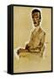 Portrait of Eduard Kosmack, Seated, 1910-Egon Schiele-Framed Stretched Canvas