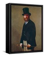 Portrait of Eduard Manet, 1867-Henri Fantin-Latour-Framed Stretched Canvas