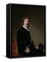 Portrait of Eduard Wallis-Johannes Cornelisz Verspronck-Framed Stretched Canvas