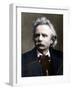 Portrait of Edvard Grieg (1843 - 1907) Norwegian Composer.-Unknown Artist-Framed Giclee Print