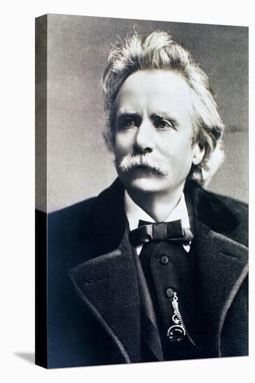 Portrait of Edvard Grieg-null-Stretched Canvas