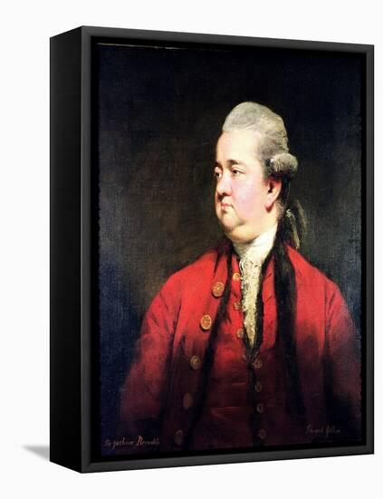 Portrait of Edward Gibbon circa 1779-Sir Joshua Reynolds-Framed Stretched Canvas