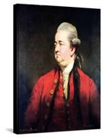 Portrait of Edward Gibbon circa 1779-Sir Joshua Reynolds-Stretched Canvas