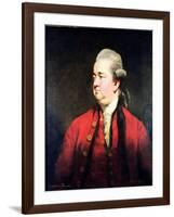 Portrait of Edward Gibbon circa 1779-Sir Joshua Reynolds-Framed Giclee Print