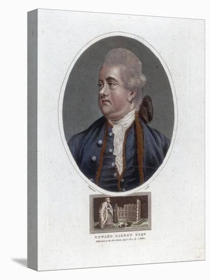 Portrait of Edward Gibbon-J. Chapman-Stretched Canvas