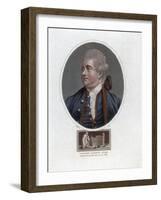 Portrait of Edward Gibbon-J. Chapman-Framed Giclee Print