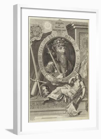 Portrait of Edward III of England-null-Framed Giclee Print