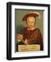 Portrait of Edward Prince of Wales, Later Edward VI, as a Child-Hans Holbein the Younger-Framed Premium Giclee Print