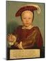 Portrait of Edward Prince of Wales, Later Edward VI, as a Child-Hans Holbein the Younger-Mounted Premium Giclee Print