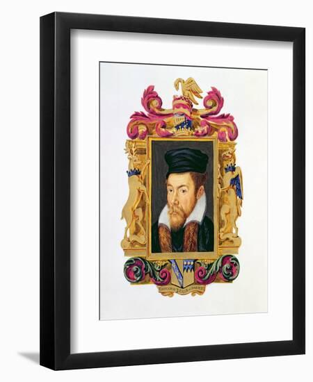 Portrait of Edward Stanley-Sarah Countess Of Essex-Framed Giclee Print