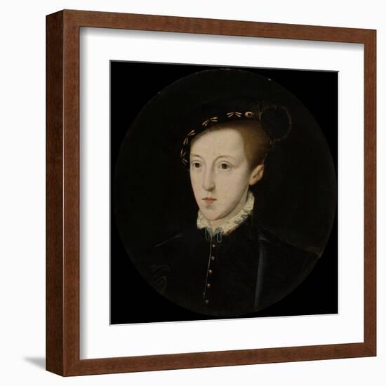 Portrait of Edward VI (1537-1553), King of England, C. 1550-null-Framed Art Print