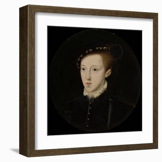 Portrait of Edward VI (1537-1553), King of England, C. 1550-null-Framed Art Print